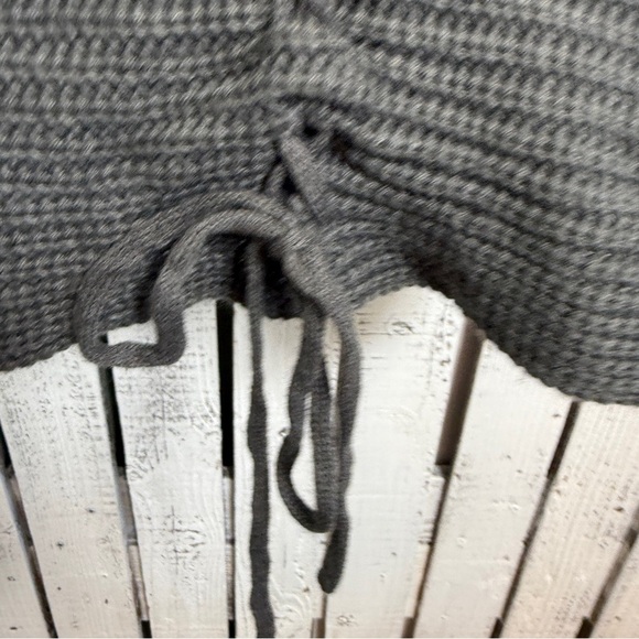 Rhapsody Cardigan Hoodie Sweater Open Front Womens Small Gray Grunge Goth Vibe - Picture 8 of 12